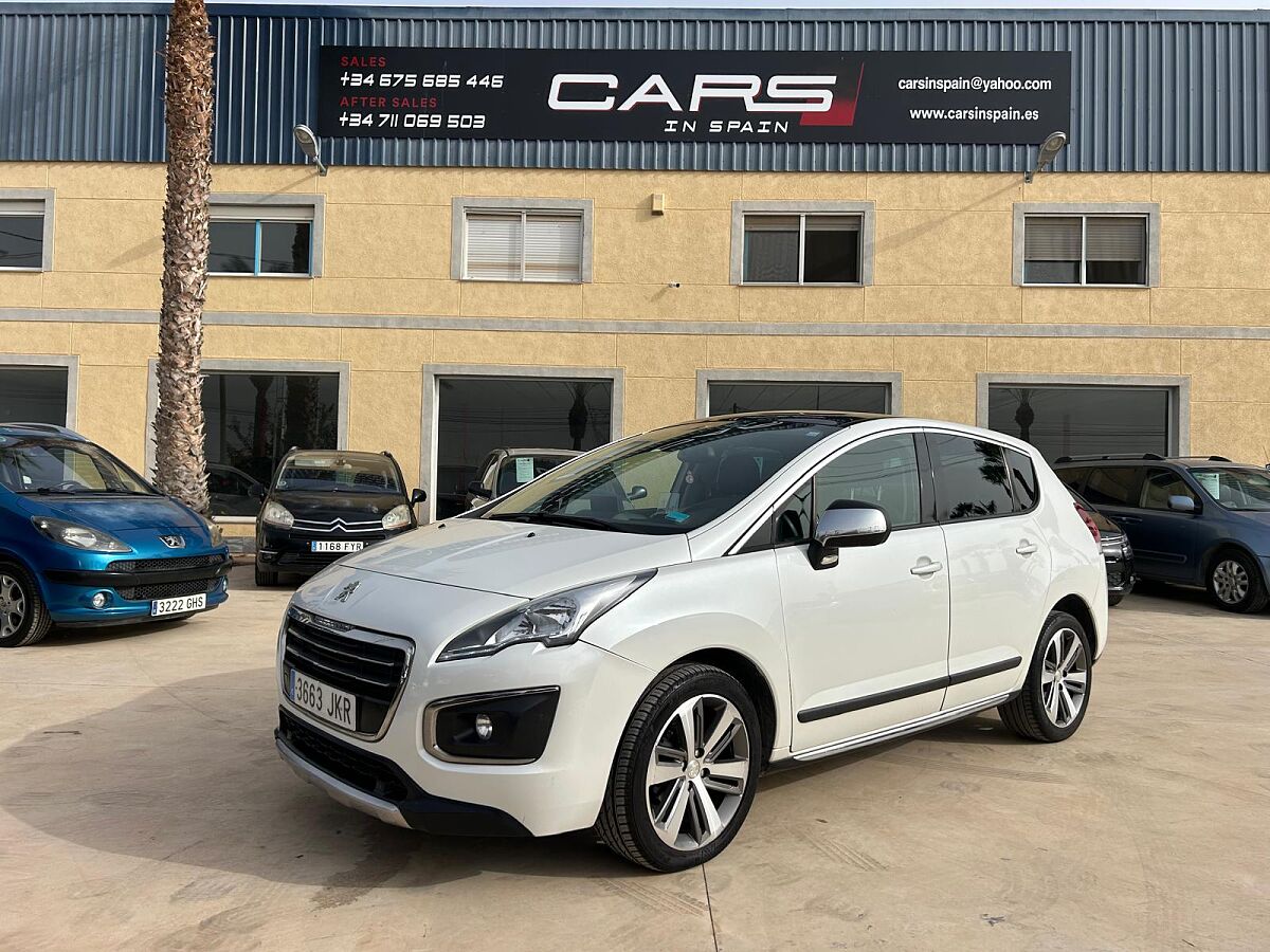 PEUGEOT 3008 ALLURE 1.6 BLUE HDI AUTO SPANISH LHD IN SPAIN 117K SUPERB 2015